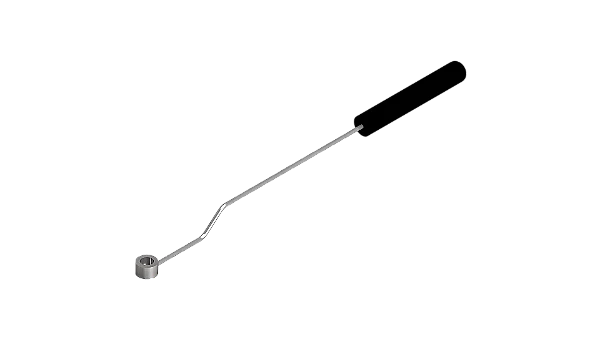 CACHIMBO DE ACO INOX 10ML PARA MEDIDA DE SOLOS