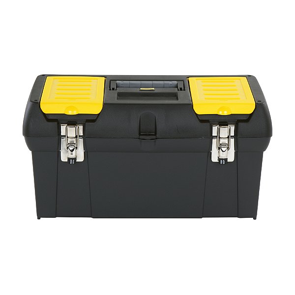 Caixa de Ferramentas Madeira 19" Plástica com Bandeja Metal Stanley
