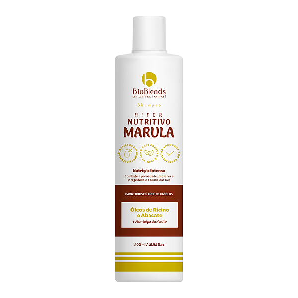 Shampoo Hiper Nutritivo Marula 500ml