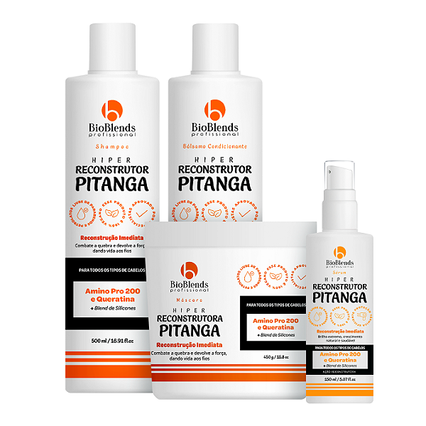 Kit Hiper Reconstrução Pitanga (Sérum Reconstrutor Grátis)