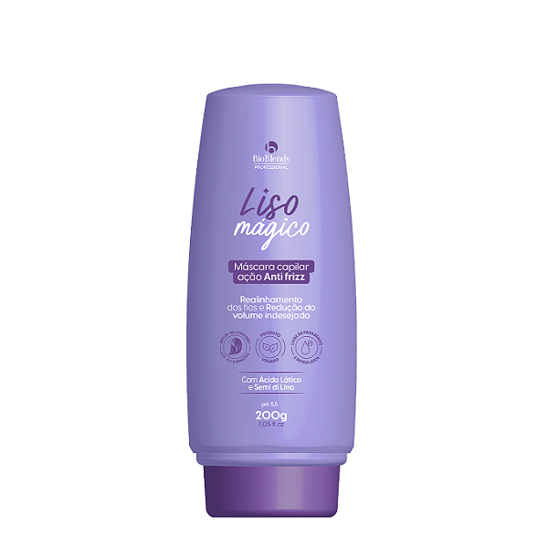 Máscara Anti Frizz Liso Mágico 200g