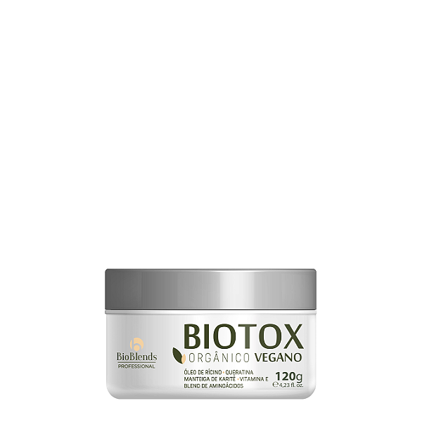 Redutor de Volume e Frizz Biotox Orgânico e Vegano 120g