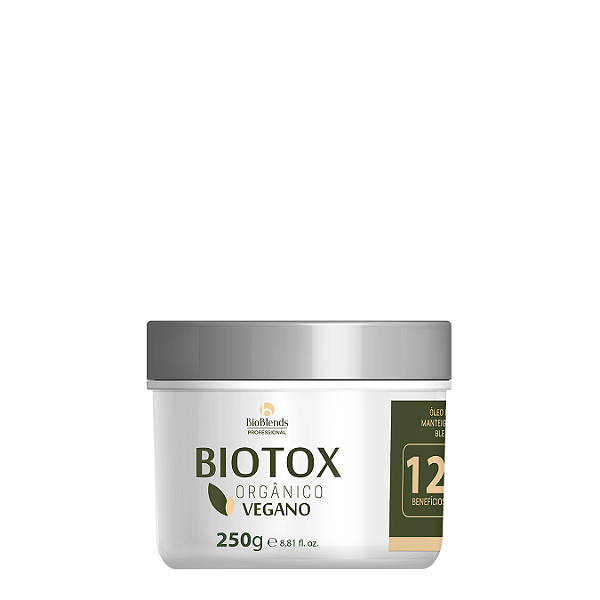 Redutor de Volume e Frizz Biotox Orgânico e Vegano 250g