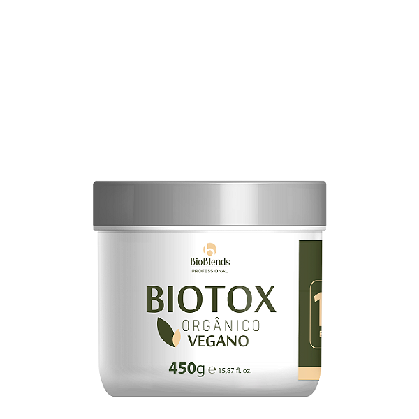 Redutor de Volume e Frizz Biotox Orgânico e Vegano 450g