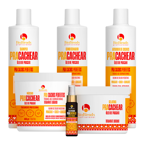 Kit PraCahear Óleo de Pracaxi (6 produtos)