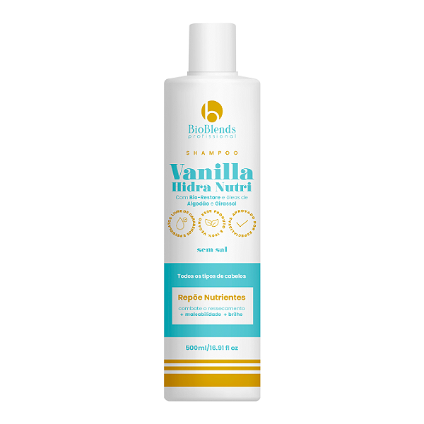 Shampoo Vanilla Hidra Nutri 500ml