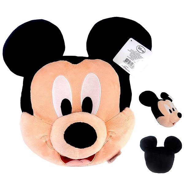 Almofada 3D Infantil Pelúcia Disney Mickey Mouse - MagazineVIP - A sua loja  de presentes VIP. Bebês, Utilidades em Geral.