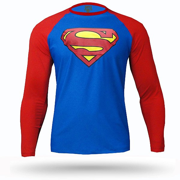 Camiseta Masculina Superman Com Proteção UV