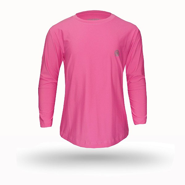 camisa uv infantil feminina