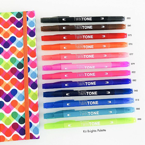 Canetinha Tombow TwinTone Dual-tip Markers