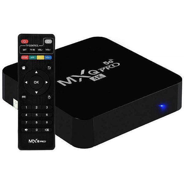 Receptor Mxq Pro 5G 4K TV Box Wi-Fi Android