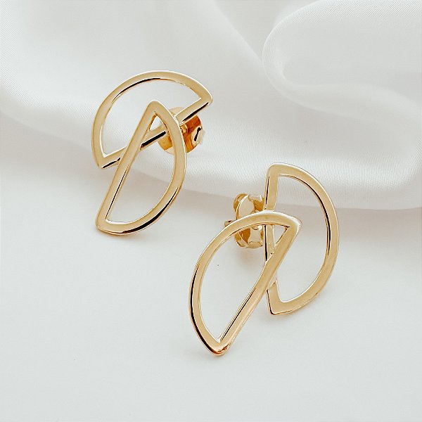 Brinco Dazz Banhado a Ouro 18k