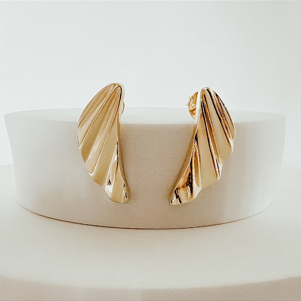 Brinco Allure Banhado a Ouro 18k