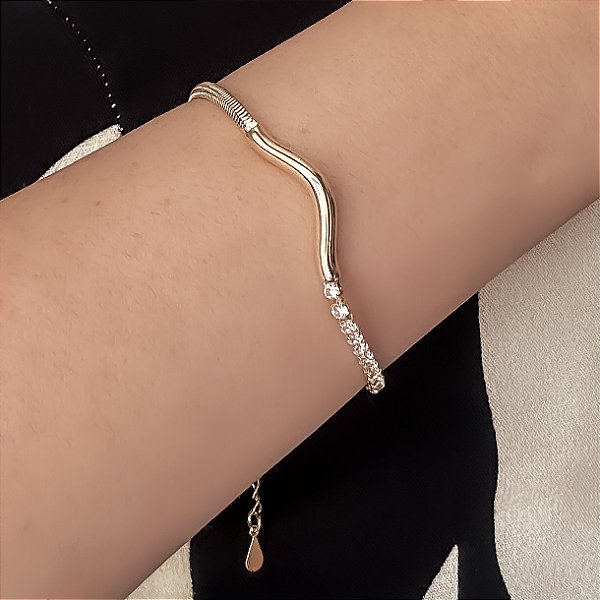 Pulseira Mavie Banhada a Ouro 18k
