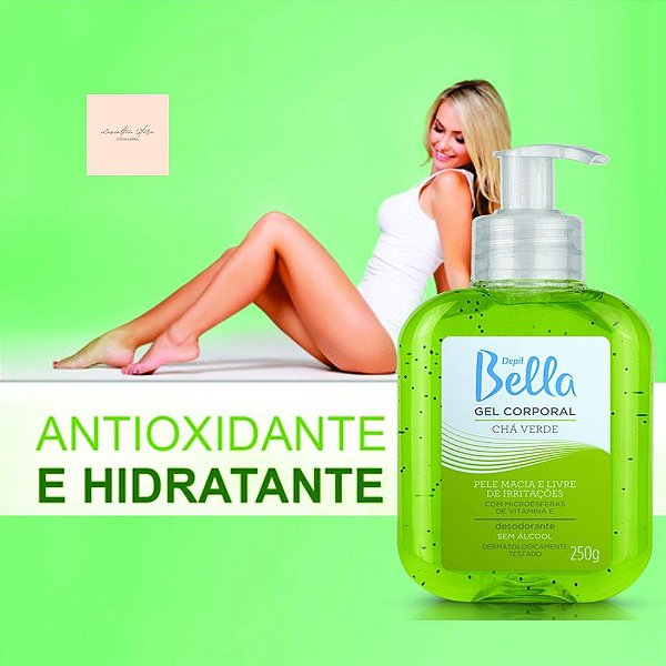 Gel calmante e hidratante pós depilação Chá Verde