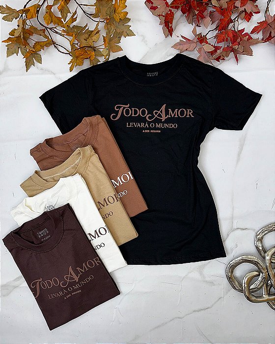T-shirt  todo amor ❤️
