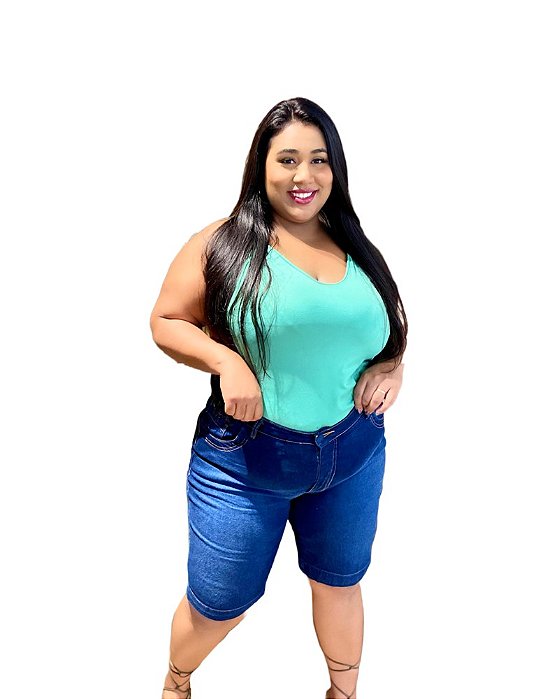 Short pedal jeans plus size