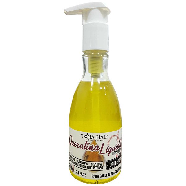 Queratina Líquida Brasileira - Troia Hair 210ml Reconstrução