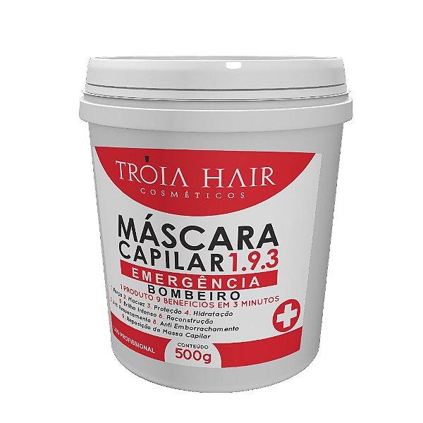 Máscara Capilar Emergência 1.9.3 Troia Hair 500g