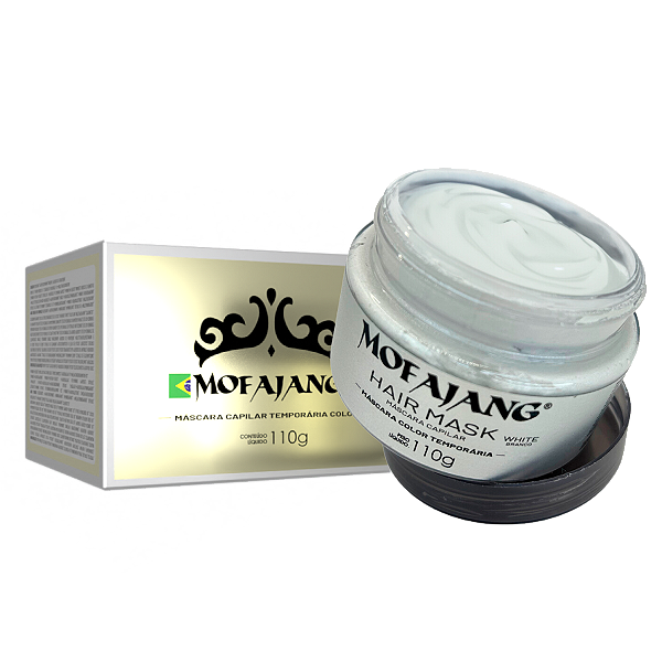 Mofajang Cera De Coloração Temporária - Mascara De Pintura 110g White
