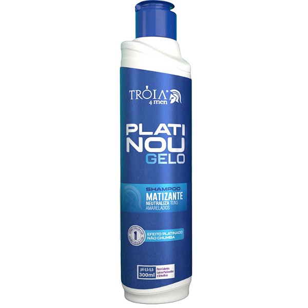 Shampoo Platinou 300ml Efeito Platinado Tróia Hair