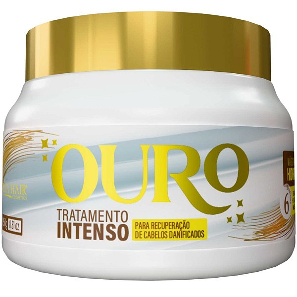 Máscara Capilar Ouro 6 em 1 Tratamento Intenso 250g Tróia Hair