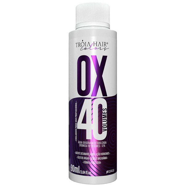 Ox Profissional Emulsão Reveladora 40 Volumes 90ml - Tróia Hair