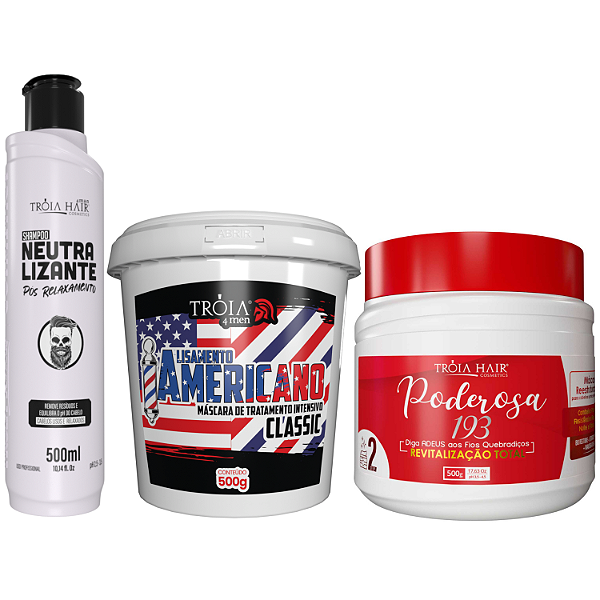 Kit Profissional Alisamento Classic 500g + Neutralizante 500ml + Máscara 500g