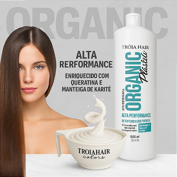 Kit Organicplastia Passo 1 e 2 - Selagem Definitiva Troia Hair