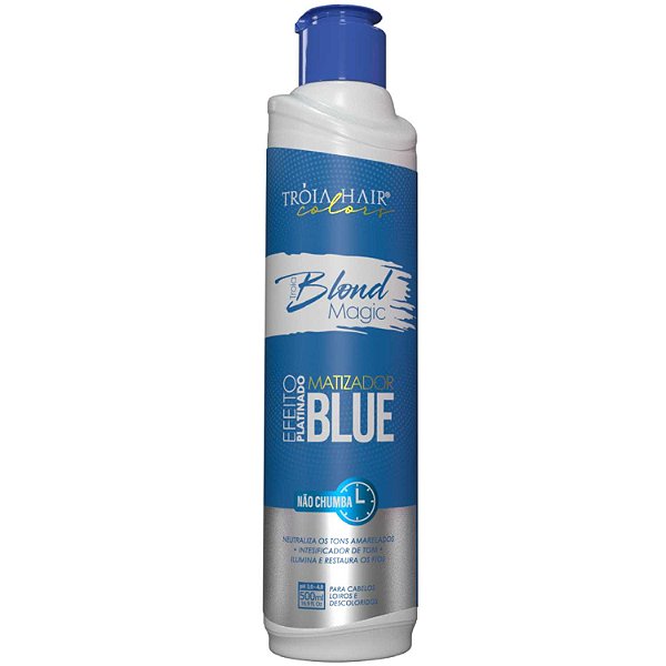 Troia Blond Magic Blue Efeito Platinado - Máscara Matizadora 500ml