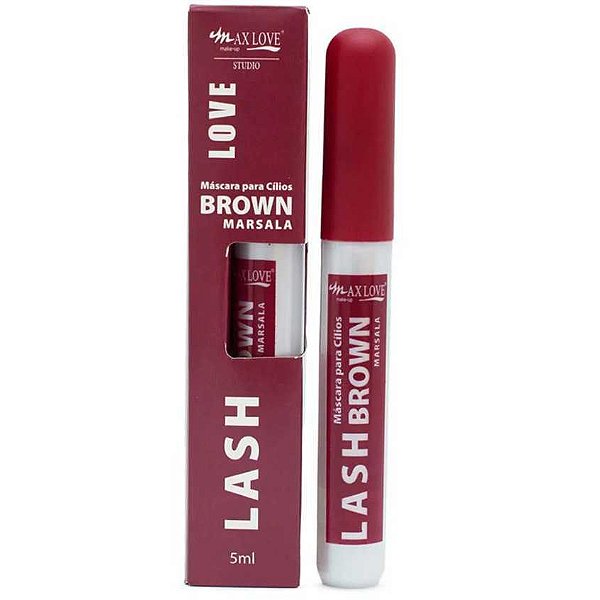 MÁSCARA PARA CÍLIOS BROWN MARSALA COR N°42 - MAX LOVE