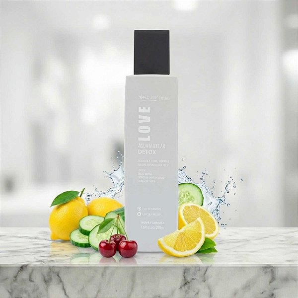 Água Micelar Detox Max Love 290ml
