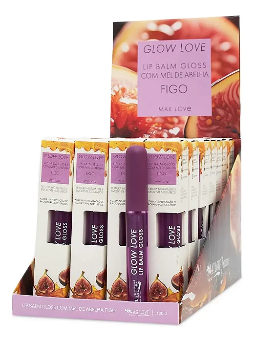 Box C/ 28 Un. Glow Love Lip Balm N° 417 Figo 5ml - Max Love
