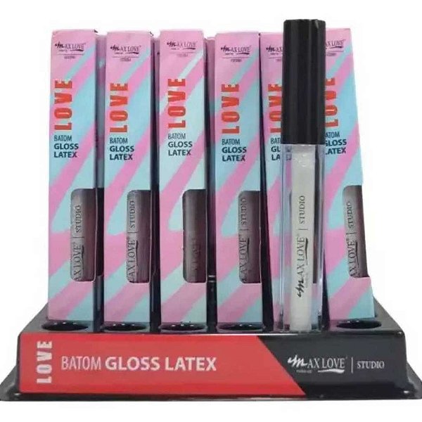 Box C/ 48un Gloss Látex N°19 Textura Leve 5ml - Max Love