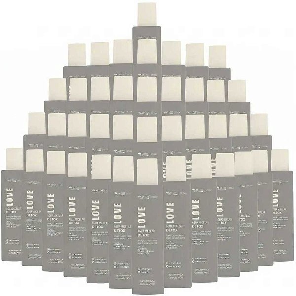 Box C/ 48un Água Micelar Max Love 290ml - Detox