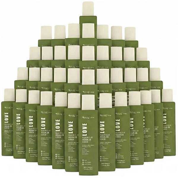 Box C/ 48un Água Micelar Max Love 290ml - Água De Coco