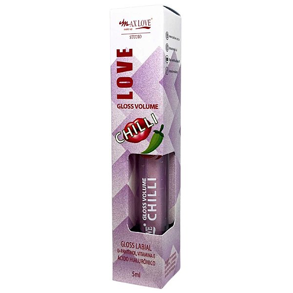 Gloss Labial Volumoso Chilli Cor 76 Max Love