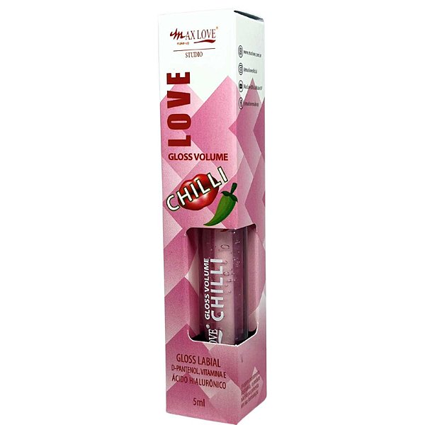 Gloss Labial Volumoso Chilli Cor 77 Max Love