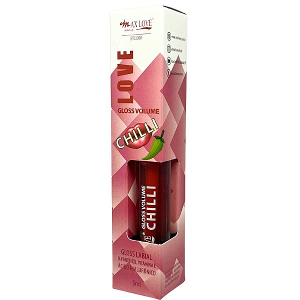 Gloss Labial Volumoso Chilli Cor 80 Max Love