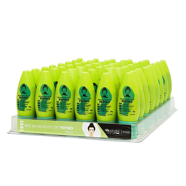Máscara Facial Peel Off Pepino Max Love com 48un de 50g