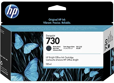 Cartucho Tinta Hp 730 Preto Fosco 130ml P2V65A