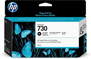 Cartucho Tinta Hp 730 Preto Fotográfico 130ml P2V67A