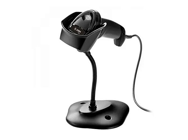Leitor de Código de Barras Zebra DS2208 com Suporte - DS2208-SR7U2100SGW