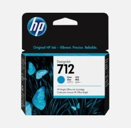 Cartucho de Tinta Ciano HP 712 29ml 3ED67A