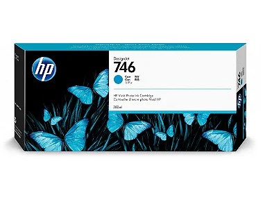 Cartucho de Tinta HP 746 ciano 300ml P2V80A
