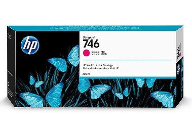 Cartucho de Tinta HP 746 magenta 300ml - P2V78A