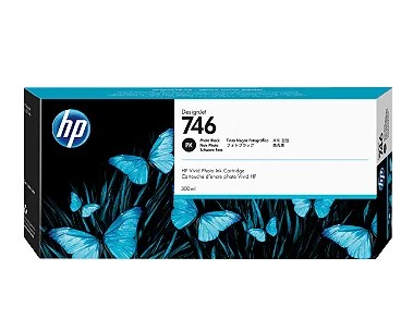 Cartucho de Tinta HP 746 Preto Fotográfico 300ml - P2V82A