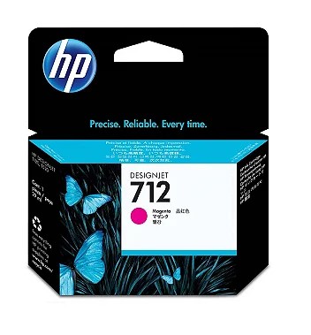 Cartucho de Tinta Magenta HP 712 29ml - 3ed68a