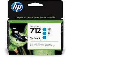 Cartucho HP 712 ciano (pack c/3) 3ED77A HP CX 1 UN