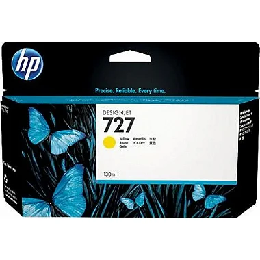 Cartucho HP 727 Tinta Amarela 130 ml B3P21A